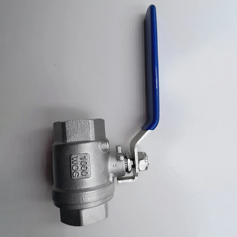 

Female Straight Two-Pieces Full Ports 304 Stainless Steel Ball Valve