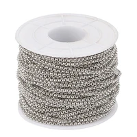 25mroll 22 53mm unwelded 304 stainless steel cross rolo cable chains with spool for jewelry making diy bracelet necklace