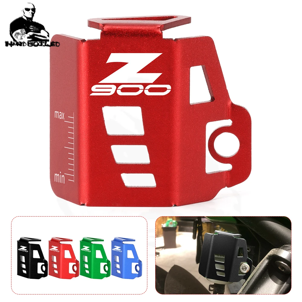 

For Kawasaki Z900 Z 900 2017 2018 2019 2020 2021 Motorcycle Rear Brake Pump Fluid Tank Oil Cup Reservoir Guard Cover Protector