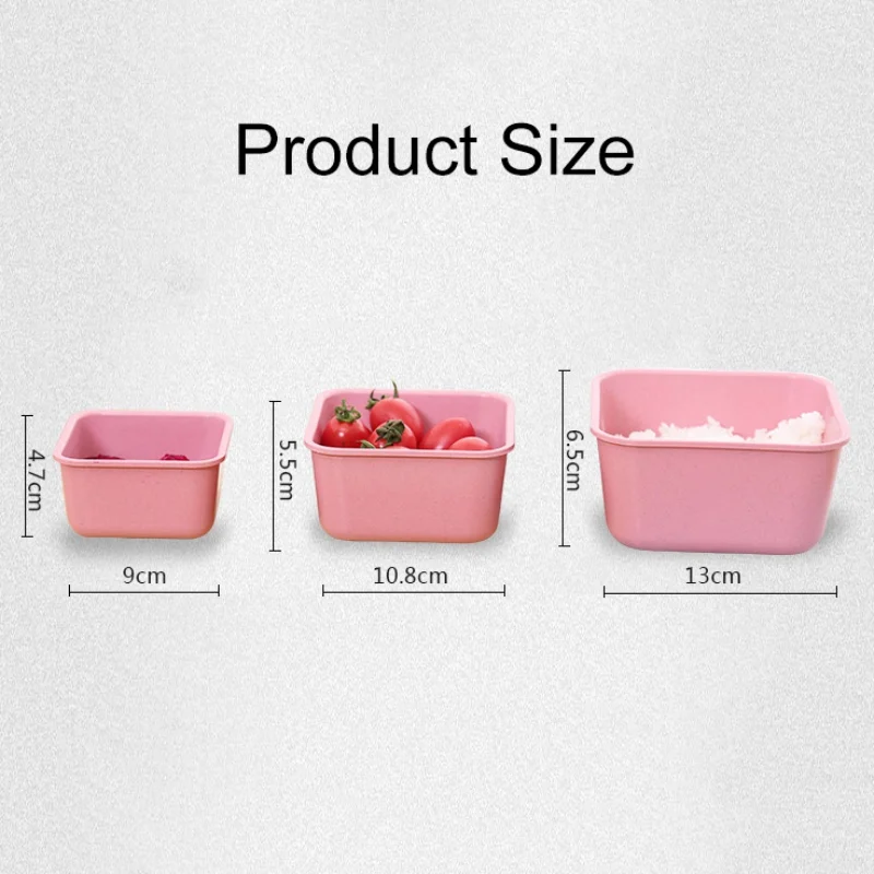 Wheat Straw Lunch Box Green Cover With Lids Student Multi-Layer Sushi 1 |