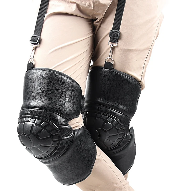 

Motorcycle Motocross Racing Knee Guards Pads Braces Protective Gear Black Warm and Anti-Fall Knee Pads Thickened