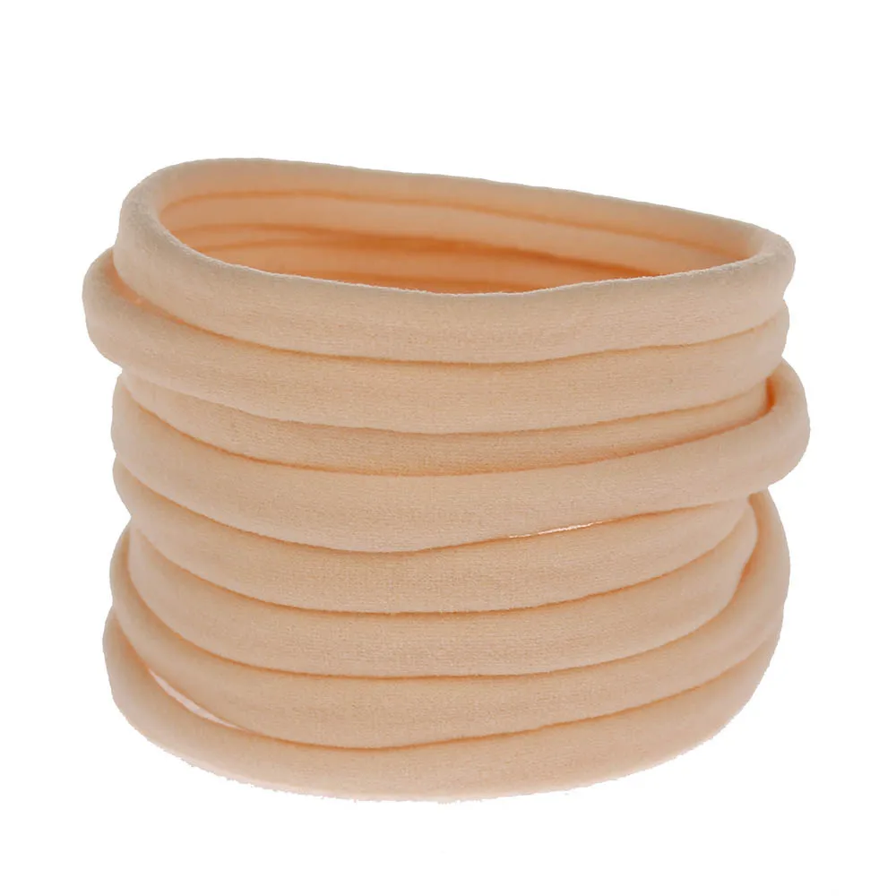 Повязка на голову детская эластичная нейлоновая шириной 1 см 10 шт./лот | Детская