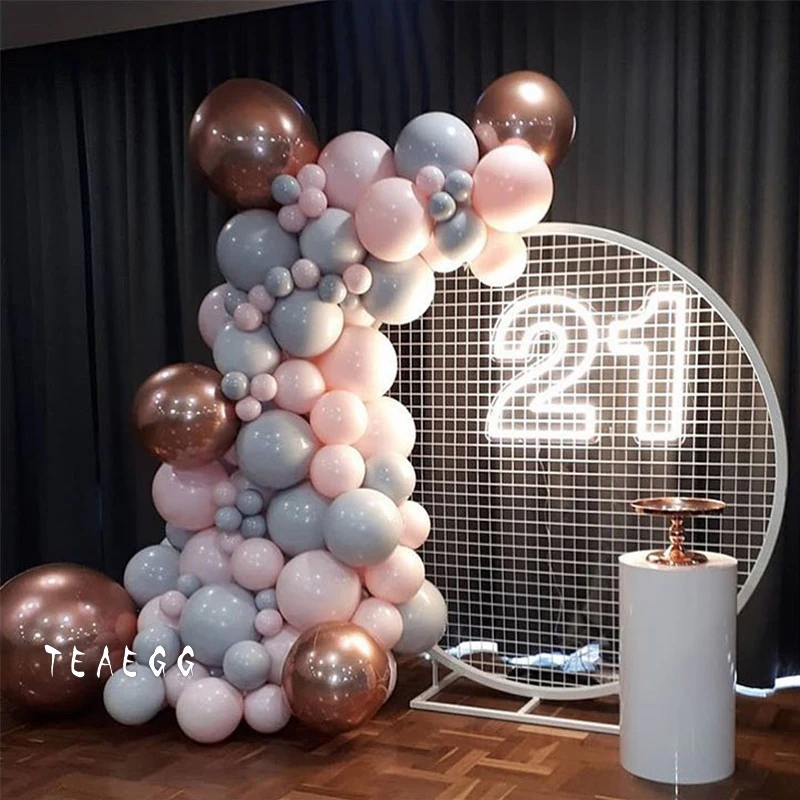 105 шт. Дамский шар для украшения 18 го дня рождения 4D гирлянда из розового золота