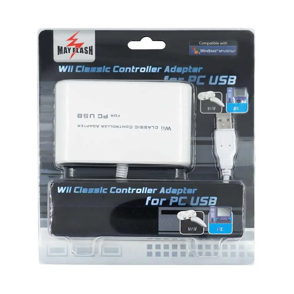 MayFlash двойной порт для Wii Classic Controller Pro Nunchuk Remote к ПК USB адаптера PS3|pc picture in picture|usb pc game