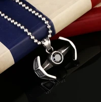 new hot selling wild creative punk necklace mens necklace european and american fashion goth hip hop motorcycle necklace