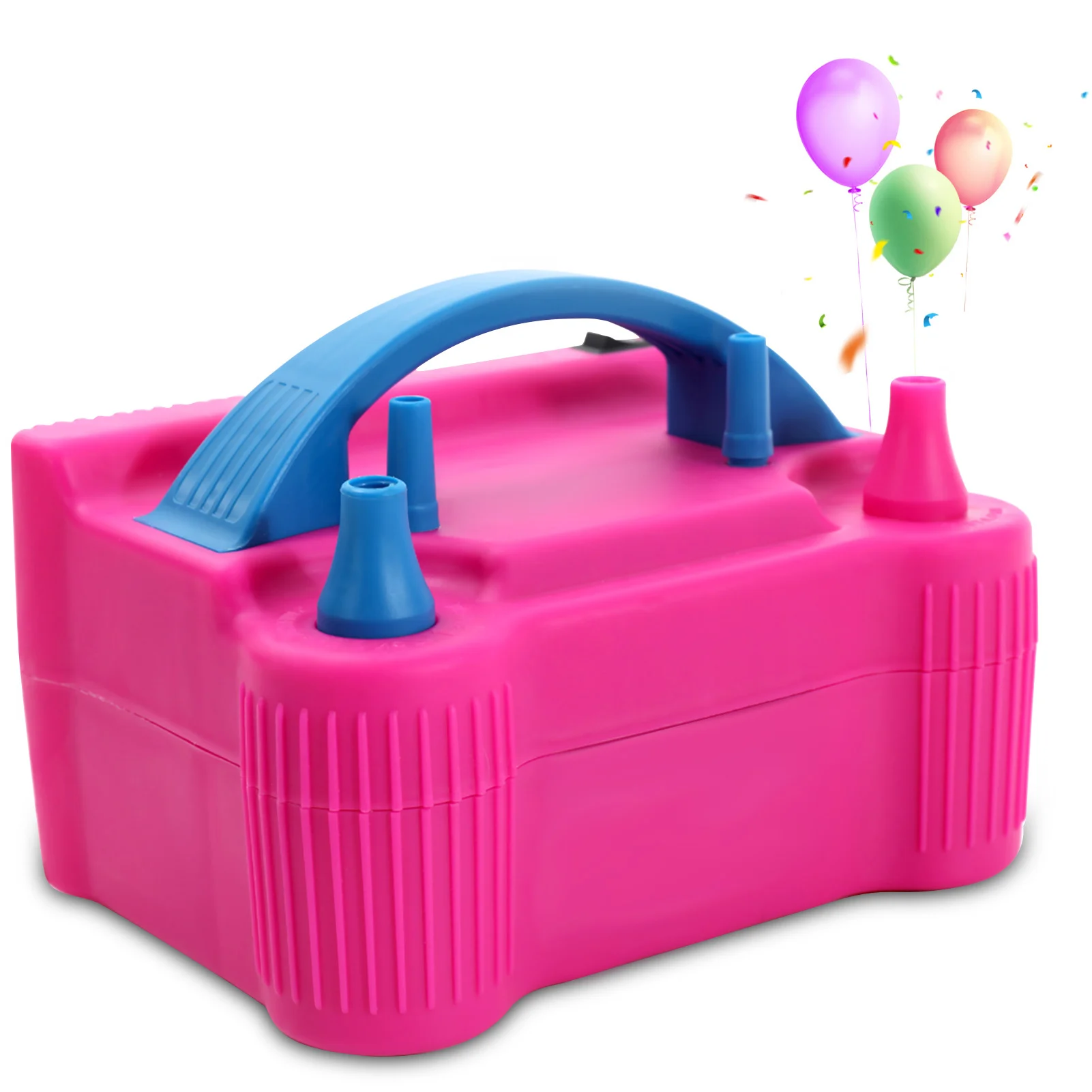 Bomba de globos el&eacute;ctrica, inflador de globos el&eacute;ctrico port&aacute;til, 2 modos, boquilla Dual para decoraci&oacute;n de fiestas-1