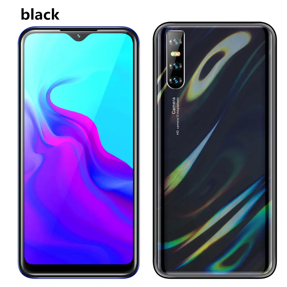 Black-4GRAM 32G ROM M10, четырехъядерный смартфон, 4 Гб ОЗУ, 64 Гб ПЗУ, 13 МП, 6,26 дюймов, ips, android, мобильные телефоны, 2SIM, дешевые, celulares WCDMA, распознавание лица, разблокирован - Цвет: Black-4GRAM 32G ROM