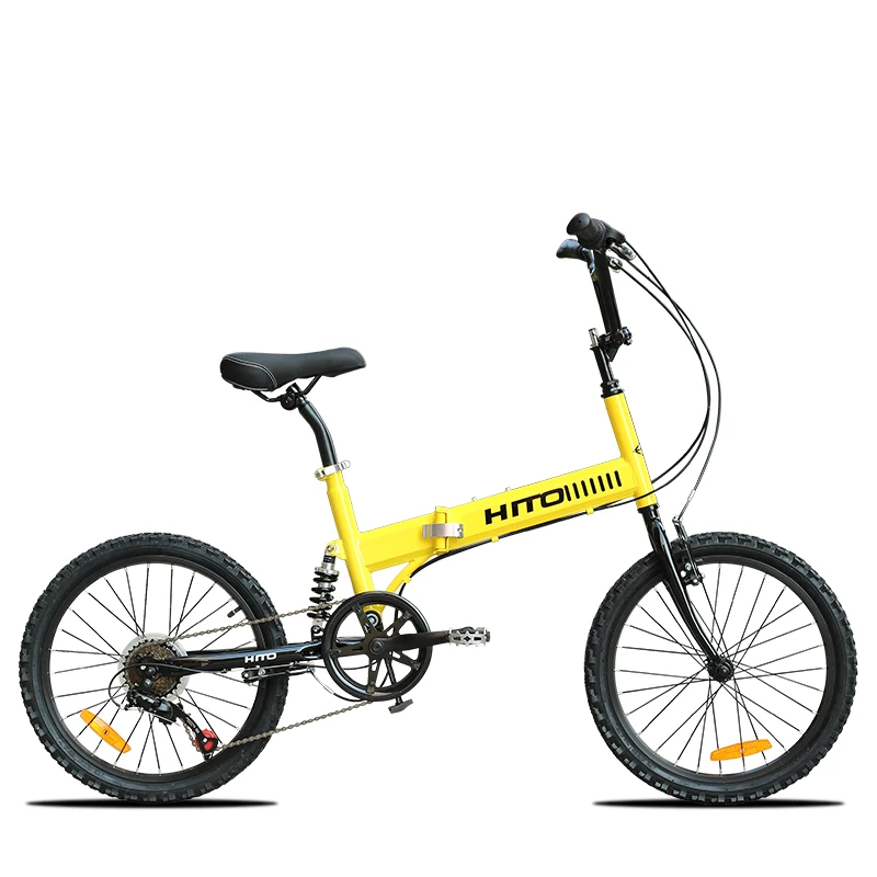 Складной велосипед BMX колеса 20 дюймов 6 скоростей рама из углеродистой стали