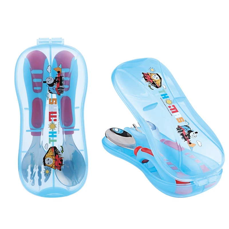 С принтом из мультфильма Томас и его друзья Детская посуда вилка ложка набор