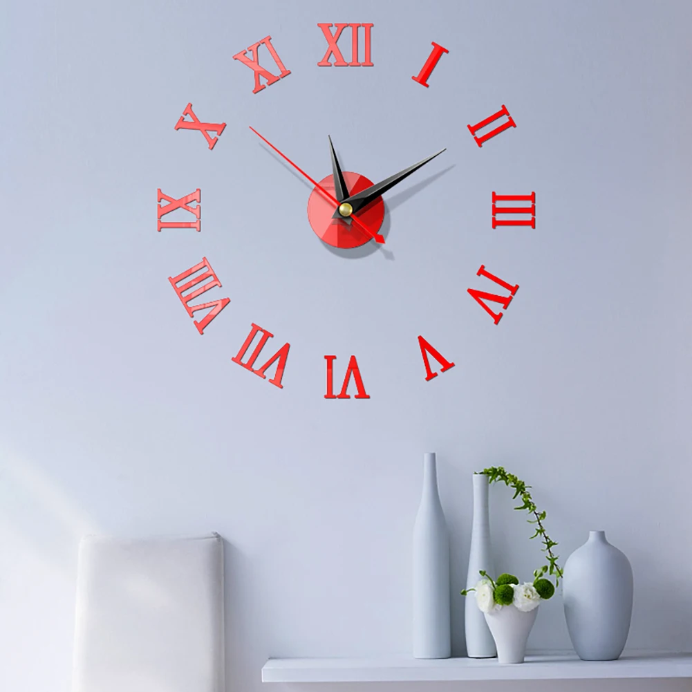 Модные креативные настенные часы в европейском стиле Домашние DIY 3D трехмерные