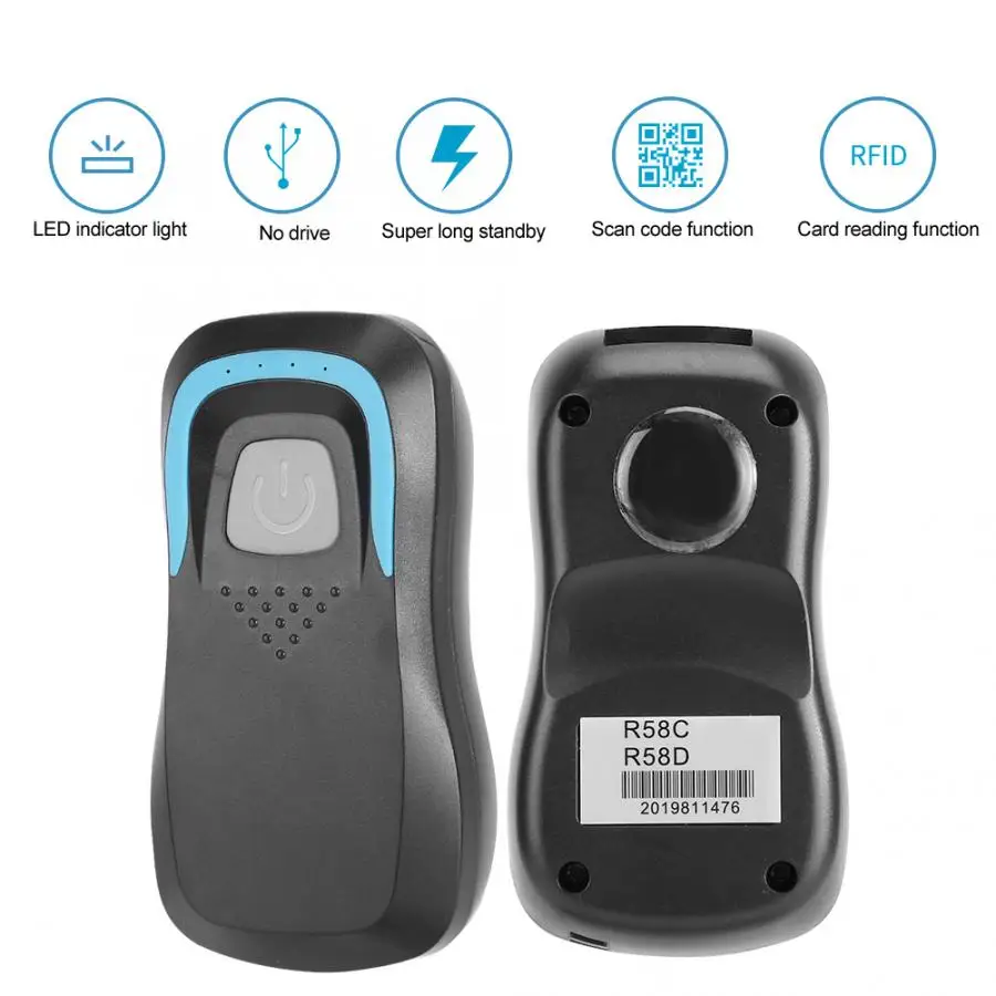 Считыватель Карт RFID/Bluetooth считыватель карт беспроводной сканер кода поддержка