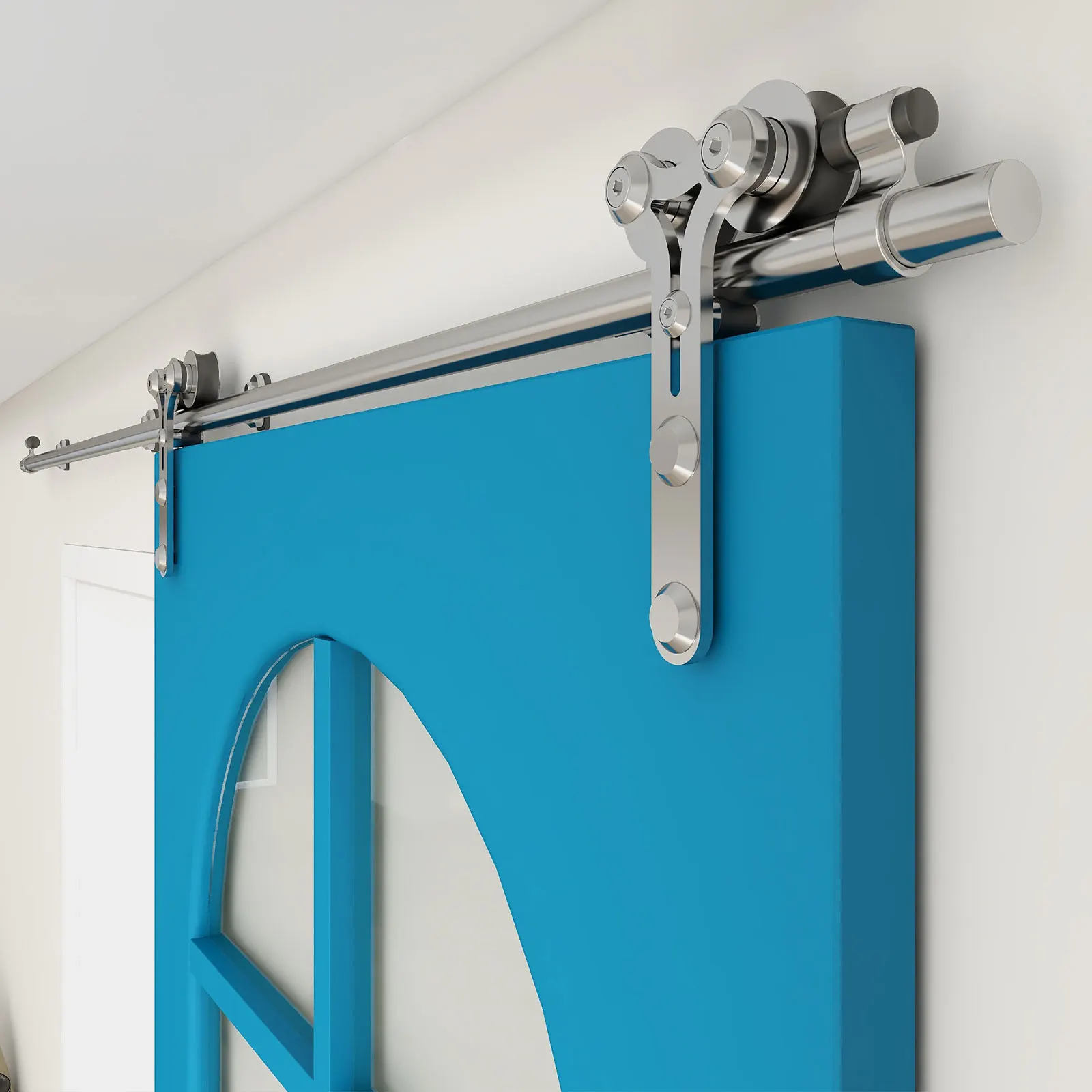 Рельсовая система TSMST 4 фута-8 футов из нержавеющей стали Семейный комплект 122 см-240