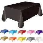 Скатерть для стола, однотонная, прямоугольная, 137x183 см, 11 цветов