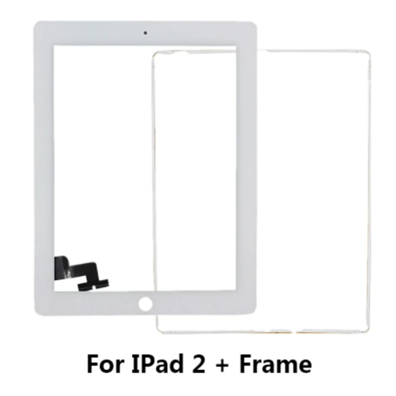 Для iPad 2 Протестировано хорошо переднее стекло замена с профессиональным