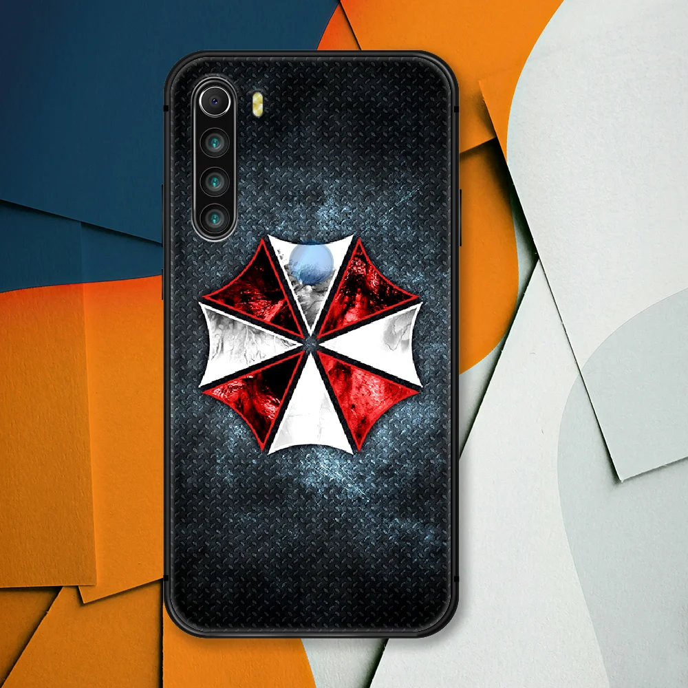 

Umbrella Corporation Phone Case For Xiaomi Redmi Note 7 8 8T 9 9S 4X 7 7A 9A K30 Pro Ultra black Hoesjes Painting Waterproof
