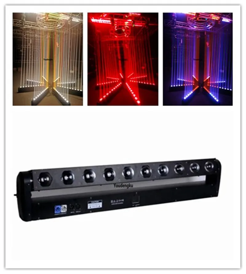 

4pcs 2021 new disco dj moving head Rolling beam light 10x40W 4in1 rgbw led pixel bar beam wash moving head light