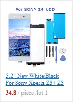 Гарантия 5,2 ''для Sony Xperia Z3 ЖК-дисплей сенсорный экран D6603 Замена для Sony Xperia Z3 lcd Dual D6633