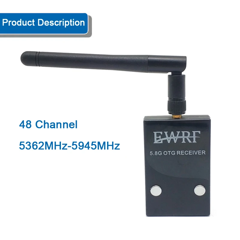 Мини-передатчик 5 8G FPV 48CH 25mW с камерой 600TVL и приемником EWRF OTG UVC для планшетов Android |