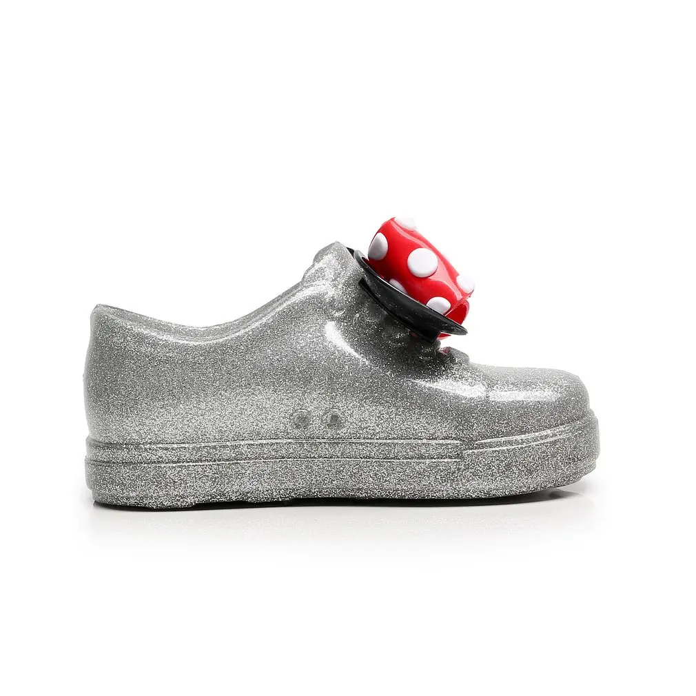 

Lovely Slip On Jelly Shoes Waterproof PVC Jelly Sandals with Bowknot Decor Unisex for Baby Boys & Girls