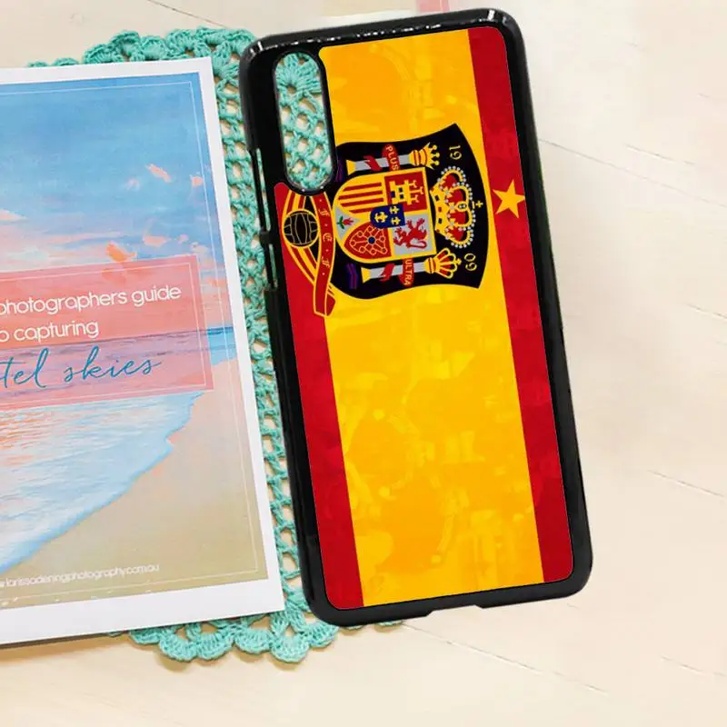 

Spagna bandiere nazionali Phone Case PC for iPhone 11 12 pro XS MAX 8 7 6 6S Plus X 5S SE 2020 XR