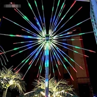 led fireworks light christmas tree light lamp 20pcs branches 3m height rainproof outdoor usage drop shipping