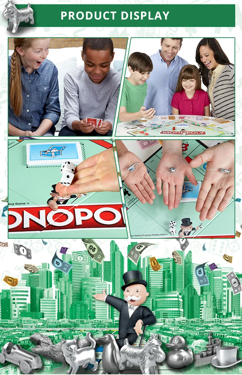 Hasbro монополия, быстрая торговля, торговая игра для взрослых, игровой товар, китайская версия