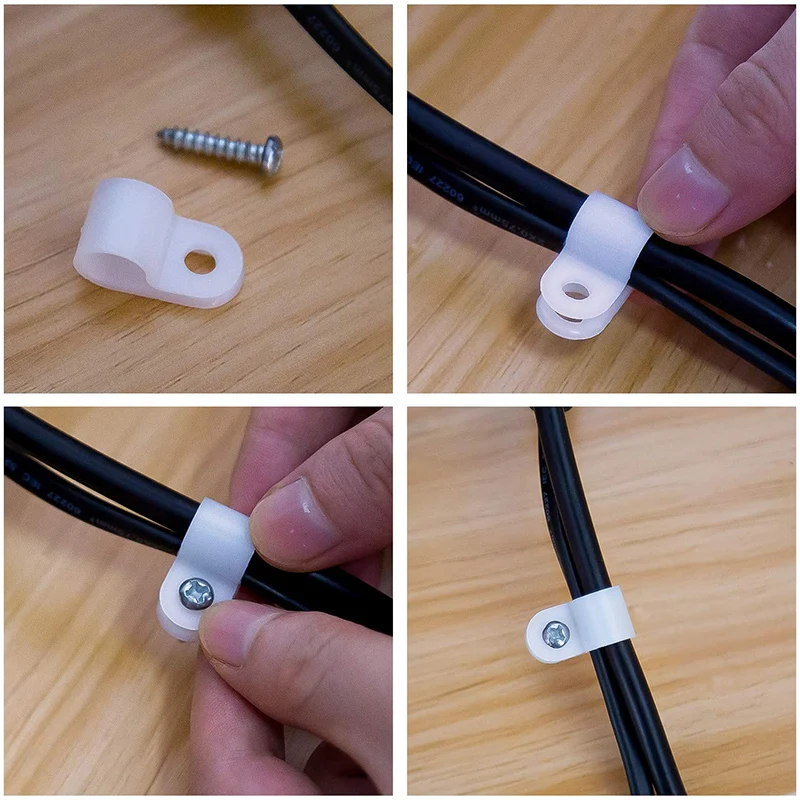 50 шт 3/8 дюйма веревка светильник крепежные зажимы для контроля уровня сахара в