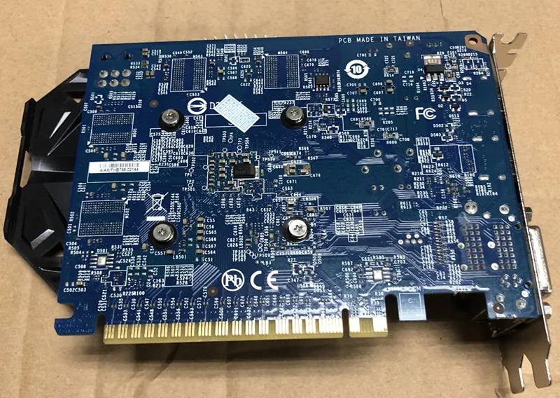Видеокарта GIGABYTE GTX 750Ti 1 ГБ 128 бит GDDR5 видеокарты для nVIDIA Geforce 750 Ti 1G l Hdmi Dvi б/у VGA