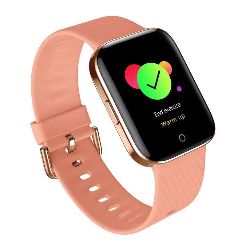 Pink ESEED X2 Smartwatch для мужчин IP68 Водонепроницаемый мониторинг сердечного ритма фитнес-трекер 1,3 дюймов Смарт-часы для телефона samsuang huawei - Цвет: Pink