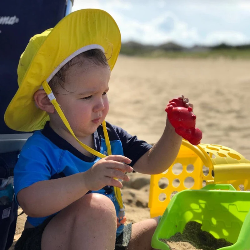 

Шапка сетчатая для мальчиков и девочек, дышащая шапка от солнца, однотонная, для пляжа, летняя, от 4 месяцев до 6 лет