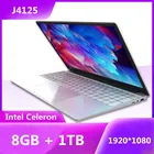 Ультрабук для ноутбука, 2020 дюйма, DDR4, ОЗУ 8 Гб, 1 ТБ, SSD, 2,4G5,0G, Wi-Fi, Bluetooth, для Intel Celeron J4125, windows