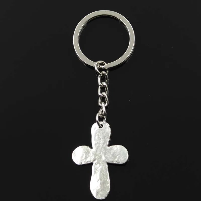Модный брелок 37x27 мм в виде креста мужские украшения сделай сам автомобильный