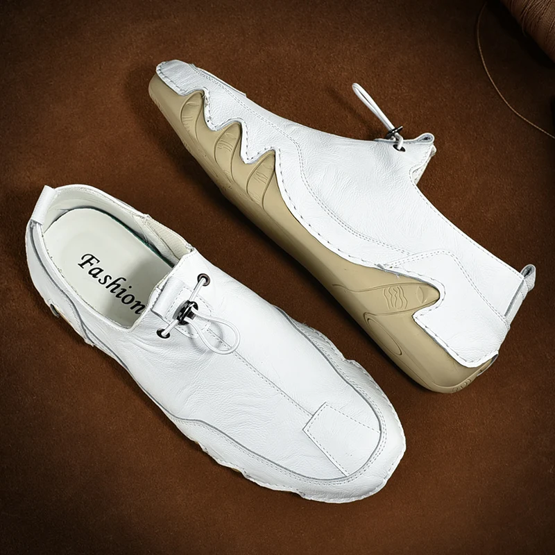 

Breathable Work Shoes Spring Casual Shoes 2020 New Men Breathable Zapatos Casuales Para Hombre De Cuero Air Mesh