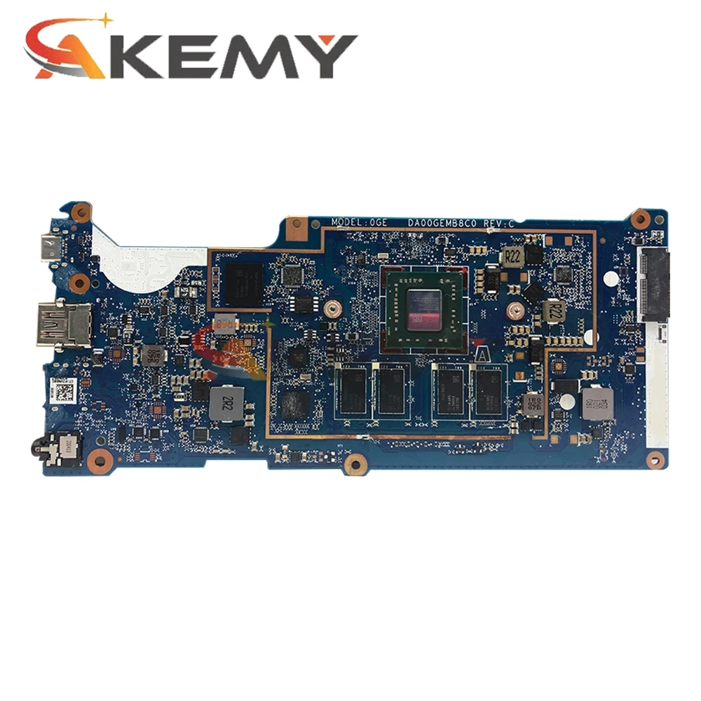 akemy for hp da00gemb8c0 laptop motherboard mainboard w a6 9220m cpu 8gb ram free global shipping