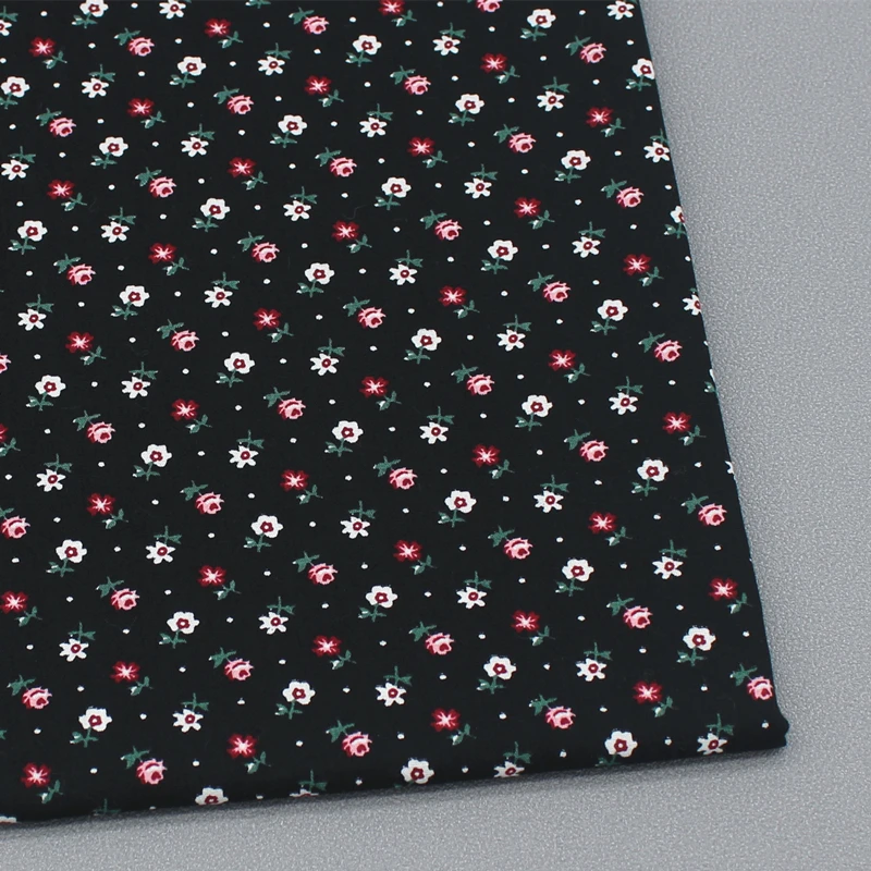 Широкий 58 &quot100% хлопок простой поплин Pteris Печатный Ткань шарф костюм рубашка Diy