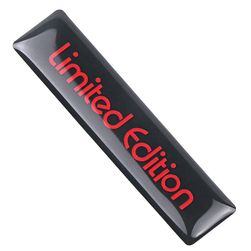 2 шт., 3D эпоксидный значок ограниченного выпуска, эмблема, декоративные наклейки для интерьера автомобиля, внешнего интерьера, для Suzuki, Honda, Mercedes-Benz, Ford, KIA