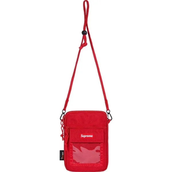 

Supreme 21SS Utility Pouch Transparent Waterproof Mezzanine Small Shoulder Bag Shoulder Bag Mobile Phone Bag for Men and Women