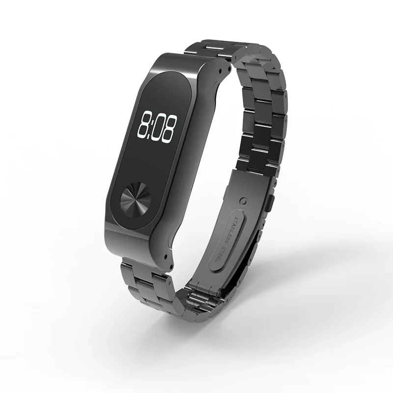 Сменный металлический браслет из нержавеющей стали для Xiaomi Mi Band Miband 2 3 4