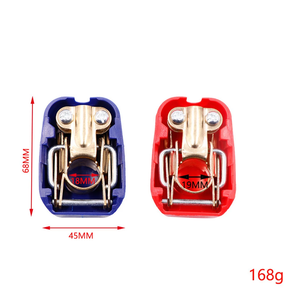 

Car Battery Terminals for Car Caravan Boat Moto A Pair Positive & Negative Electrode Quick Release Lift Off Connector Clamps