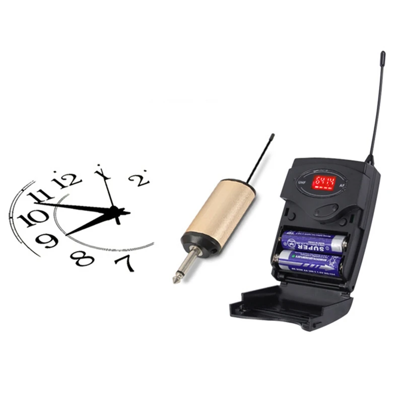 Wireless Microphone System Set With Headset & Lavalier Lapel Mics Beltpack Transmitter Receiver | Электроника
