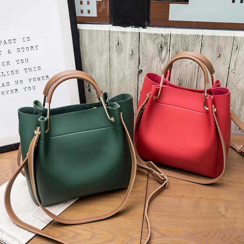

Women's BrandWomen Leather Handbag Large Capacity Woman Casual Summer Lady Messenger Shoulder Bag Brand Design Big Totes Female