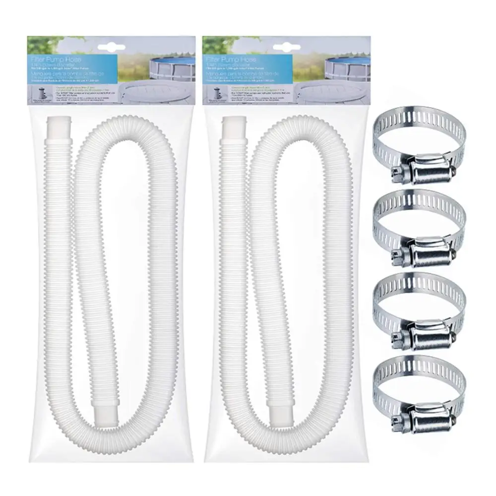 1 5 м шланг для замены бассейна Прочный мягкий фильтр насос с 4 металлическими