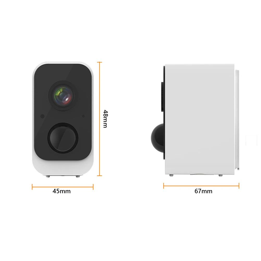 

HD WIFI Camera Wireless Monitoring Security PIR Cameras Rechargeable Body Motion Detection Night Vision Voice Intercom Camcorder