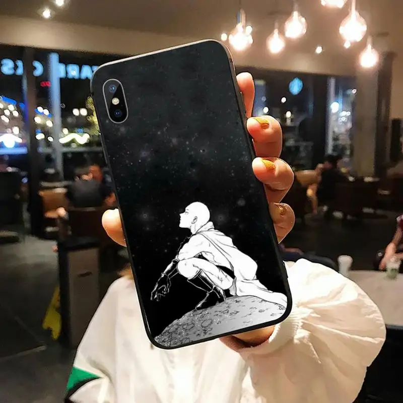 

One Punch Man Anime funny pattern high quality luxury Phone Case for iPhone 11 12 pro XS MAX 8 7 6 6S Plus X 5S SE 2020 XR