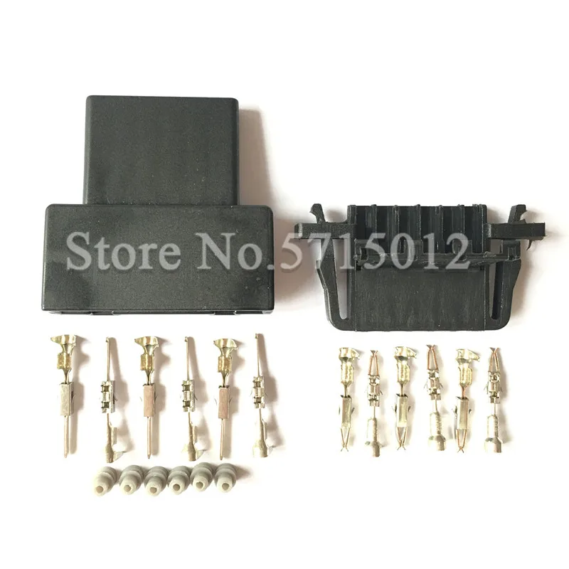 

6 Hole 1747251-1 Auto Electrical Plug Car Accelerator Pedal Plug Electrical Connector For VW Golf Bora