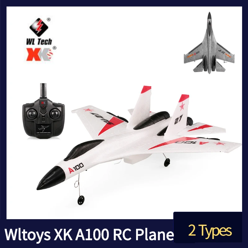 Wltoys XK A100 RC самолет 2 4G 340 мм 3CH самолеты с неподвижным крылом уличные