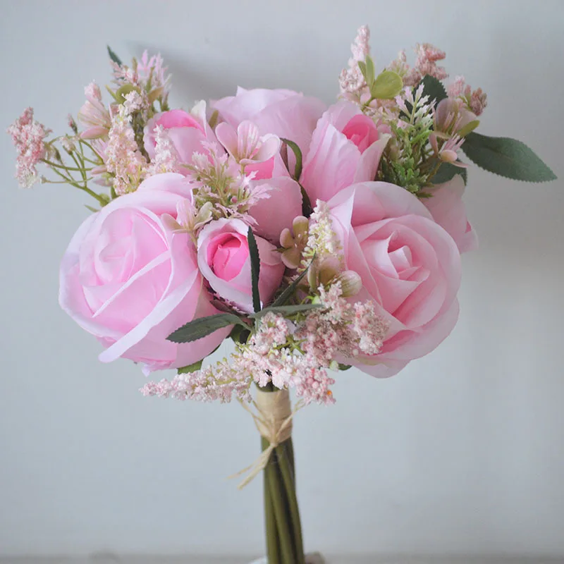 Искусственный цветок букет невесты свадебное платье для дома фотография