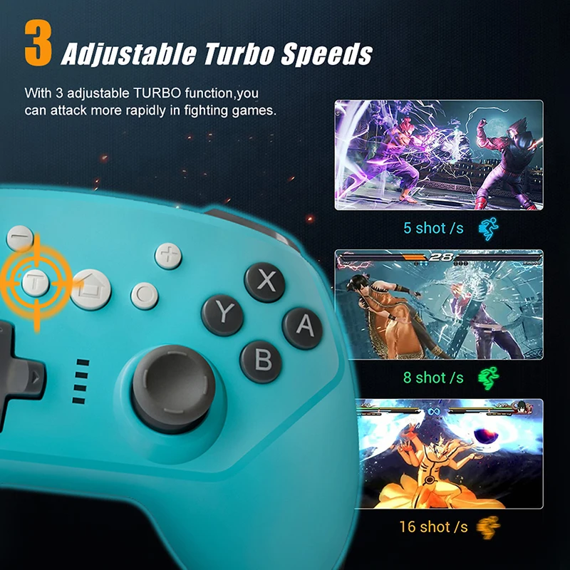 Wireless Bluetooth Gamepad For Nintendo Switch Pro NS PS3 Video Game USB Joystick Controller Console With 6-Axis | Электроника