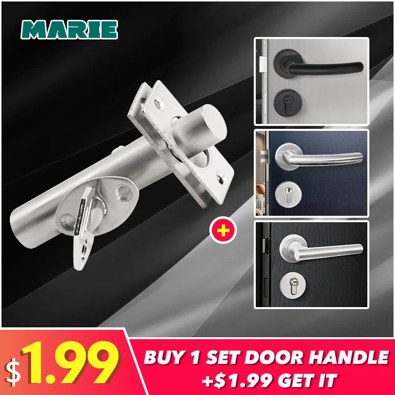 Бесплатная доставка дверной болт из нержавеющей стали деревянная дверная