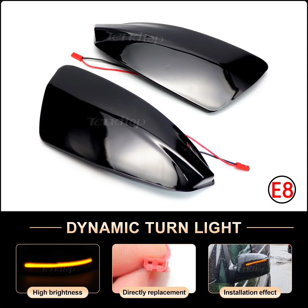 

2Pcs Dynamic LED Turn Signal Lamp Side Wing Rear Mirror Indicator Light For Mercedes Benz W204 W164 ML300 ML500 ML Class C-Class